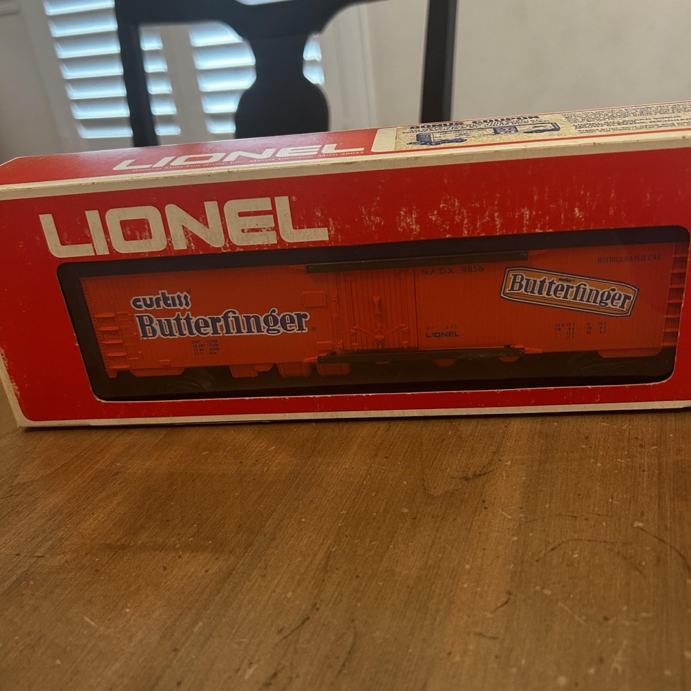 Vintage Lionel Butterfinger Billboard Reefer 6-9858 Train Car Boxed General Mill